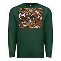 Sports Green leopard and cowhides Premium Sweatshirt - BarkalooDesign