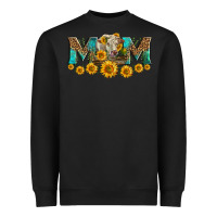Black charolais cow mom Heavyweight Sweatshirt - LillyAllenDesigns
