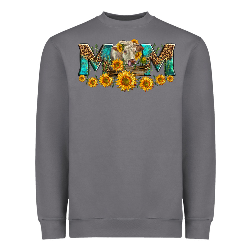 Charolais Cow Mom Heavyweight Sweatshirt by LillyAllenDesigns | Teevron