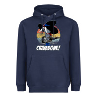 Navy Vintage distressed uncle pecos crambone Heavyweight Hoodie - longCreatives