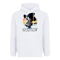 White Vintage distressed uncle pecos crambone Heavyweight Hoodie - longCreatives