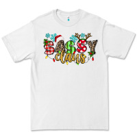 White Sassy Claus Premium Tee - texasbilliewilder