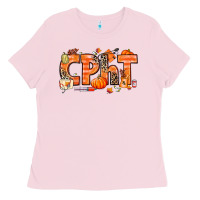 Bubblegum Pink Fall CPHT Pharmacy Technician Ladies Tee - texasbilliewilder