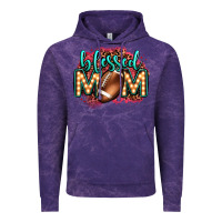 Cloud Purple blessed american football mom lightbulb letters Vintage Hoodie - OliviaCreatesArt