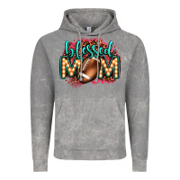 Blessed American Football Mom Lightbulb Letters Vintage Hoodie | Teevron