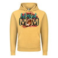 Vintage Mustard blessed american football mom lightbulb letters Vintage Hoodie - OliviaCreatesArt