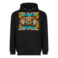 Black western gnome tumbler Heavyweight Hoodie - BarkalooDesign