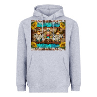 Heather Grey western gnome tumbler Heavyweight Hoodie - BarkalooDesign