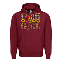 Burgundy western farm girl Zipper Hoodie - Artiststas