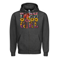 Charcoal Heather western farm girl Zipper Hoodie - Artiststas