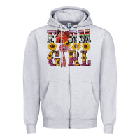 Heather Grey western farm girl Zipper Hoodie - Artiststas