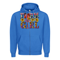 True Royal western farm girl Zipper Hoodie - Artiststas
