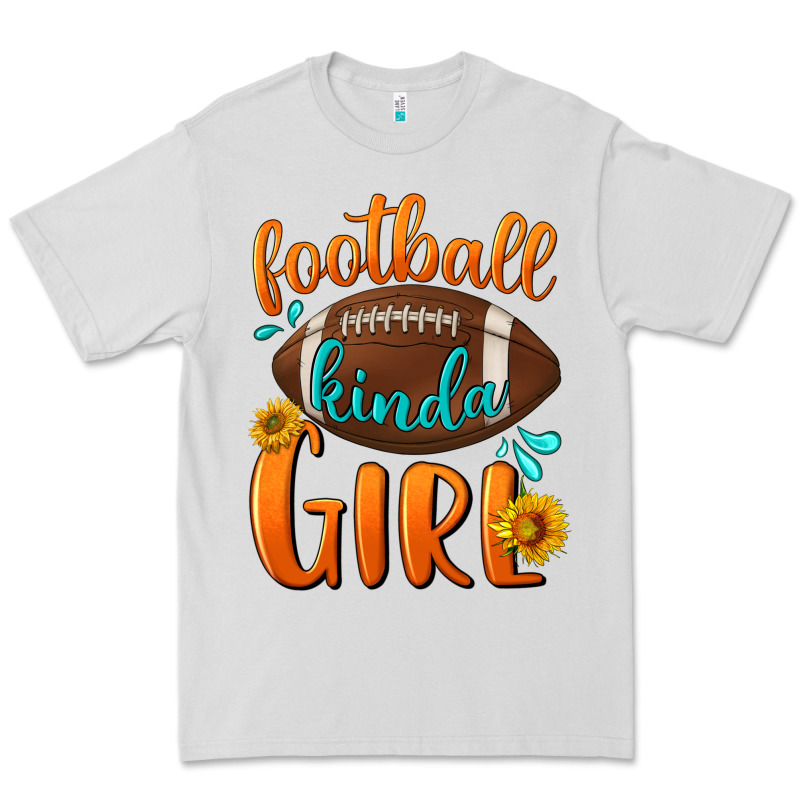 Football Kinda Girl Premium Tee by NancyCooperArtShop | Teevron