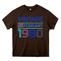 Chocolate Brown Vintage February 1980 Heavy Core Tee - Bettercallsaul
