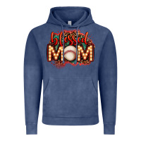 Vintage Denim blessed baseball mom lightbulb letters Vintage Hoodie - OliviaCreatesArt