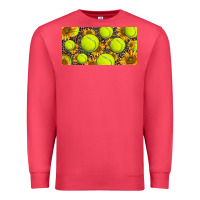 Cardinal tennis ball with sunflower and racket  licence plato Premium Sweatshirt - BarkalooDesign