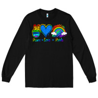 Black Peace Love Pride Long Sleeve Tee - Jasminsmagicworld