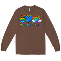 Chestnut Peace Love Pride Long Sleeve Tee - Jasminsmagicworld