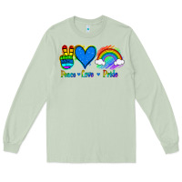 Matcha Peace Love Pride Long Sleeve Tee - Jasminsmagicworld