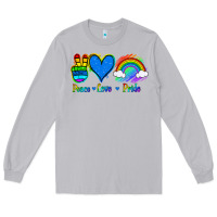 Moon Dust Peace Love Pride Long Sleeve Tee - Jasminsmagicworld