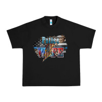 Black Police wife lightning bolt 4th of july Urban Heavy Tee - HowdyJamesFarm