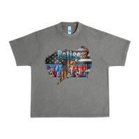 Tornado Police wife lightning bolt 4th of july Urban Heavy Tee - HowdyJamesFarm
