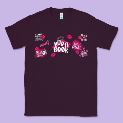 Burn Book Classic Tee Designed By Tumblerdesignbyshophia