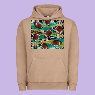 Western Football Urban Hoodie Designed By Adodesignshop