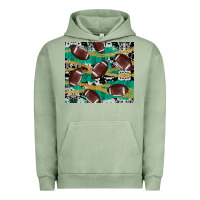 Pigment Oil Green western football Urban Hoodie - AdoDesignShop
