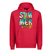 Cardinal Summer Vibes Premium Hoodie - CowhideDigitalArt
