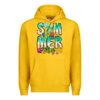 Lemon Summer Vibes Premium Hoodie - CowhideDigitalArt