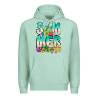 Seafoam Summer Vibes Premium Hoodie - CowhideDigitalArt