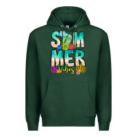 Sports Green Summer Vibes Premium Hoodie - CowhideDigitalArt