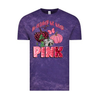 Cloud Purple in october we wear pink Vintage Tee - CowGirlArtShop