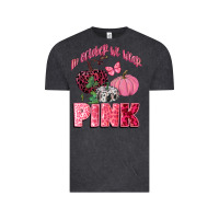 Vintage Black in october we wear pink Vintage Tee - CowGirlArtShop