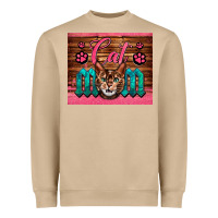 Mushroom Western Cat Mom Heavyweight Sweatshirt - LillyAllenDesigns
