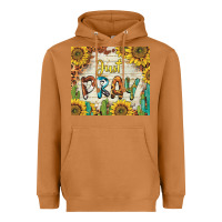 Meerkat just pray Heavyweight Hoodie - BarkalooDesign