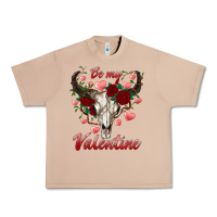 Burro be my valentine bull skull Urban Heavy Tee - RanaPortraitStore