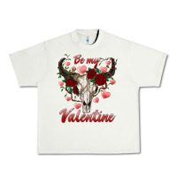 Pistachio be my valentine bull skull Urban Heavy Tee - RanaPortraitStore