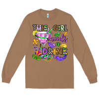 Toasted Coconut this girl needs a drink Long Sleeve Tee - OliviaCreatesArt