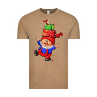 Vintage Coffee cute christmas gnome Vintage Tee - CowGirlArtShop