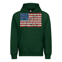 Forest Green political protest american flag   stand united t shirt Urban Hoodie - longCreatives