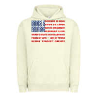 Pigment Pistachio political protest american flag   stand united t shirt Urban Hoodie - longCreatives