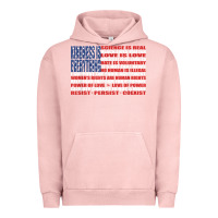 Pigment Salmon political protest american flag   stand united t shirt Urban Hoodie - longCreatives