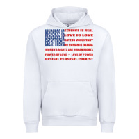 White political protest american flag   stand united t shirt Urban Hoodie - longCreatives