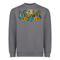Storm Western Charolais Cow Mom Life Heavyweight Sweatshirt - LillyAllenDesigns