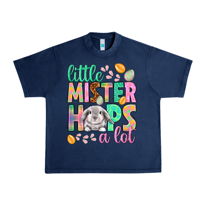 Little Mister Hops A Lot Easter Day Urban Heavy Tee by HowdyJamesFarm | Teevron