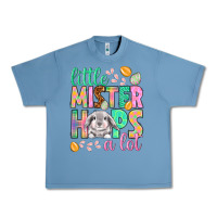 Pebble Blue Little mister hops a lot Easter Day Urban Heavy Tee - HowdyJamesFarm
