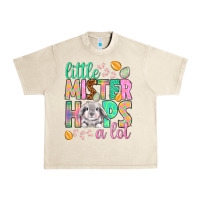 Sandshell Little mister hops a lot Easter Day Urban Heavy Tee - HowdyJamesFarm