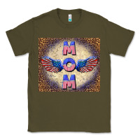 Army Green American mom Classic Tee - TumblerDesignByShophia